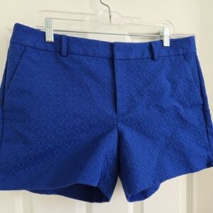 Banana Republic Royal Blue Textured Shorts